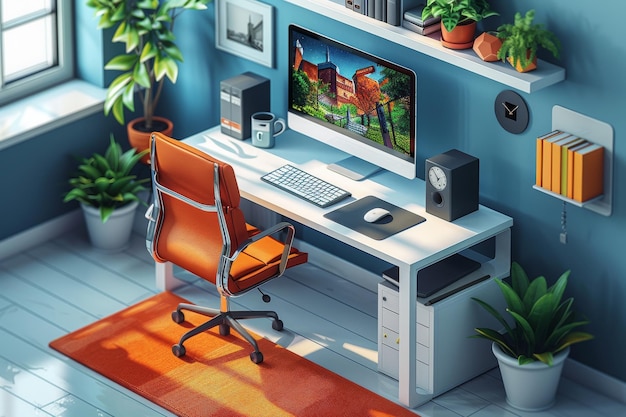 3D Animation Studio Workspace